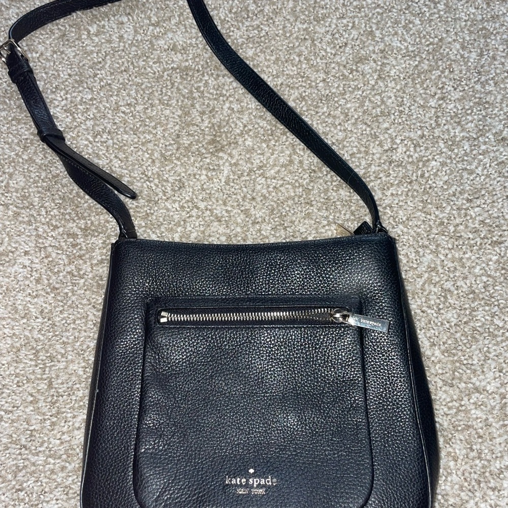 Kate Spade Black Leather Crossbody Bag